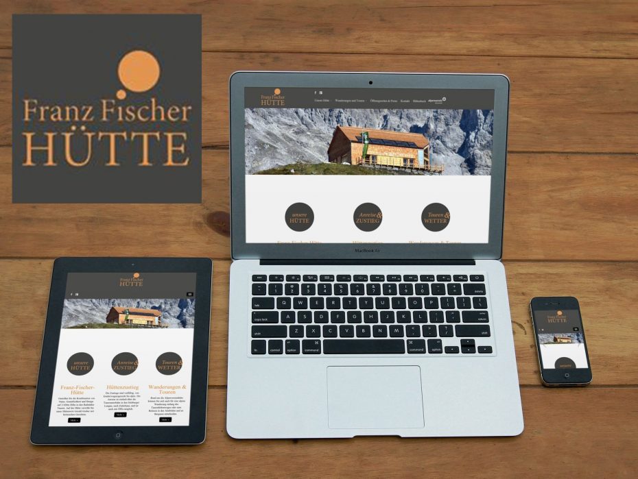 Website Franz-Fischer-Hütte I alpinonline