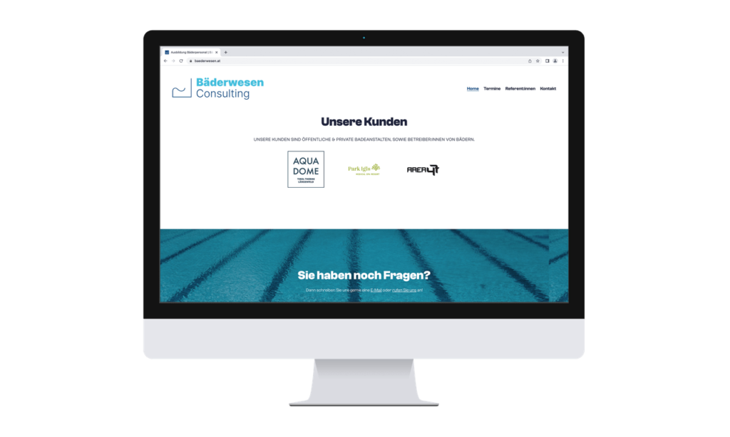 Website Bäderwesen Consulting | alpinonline