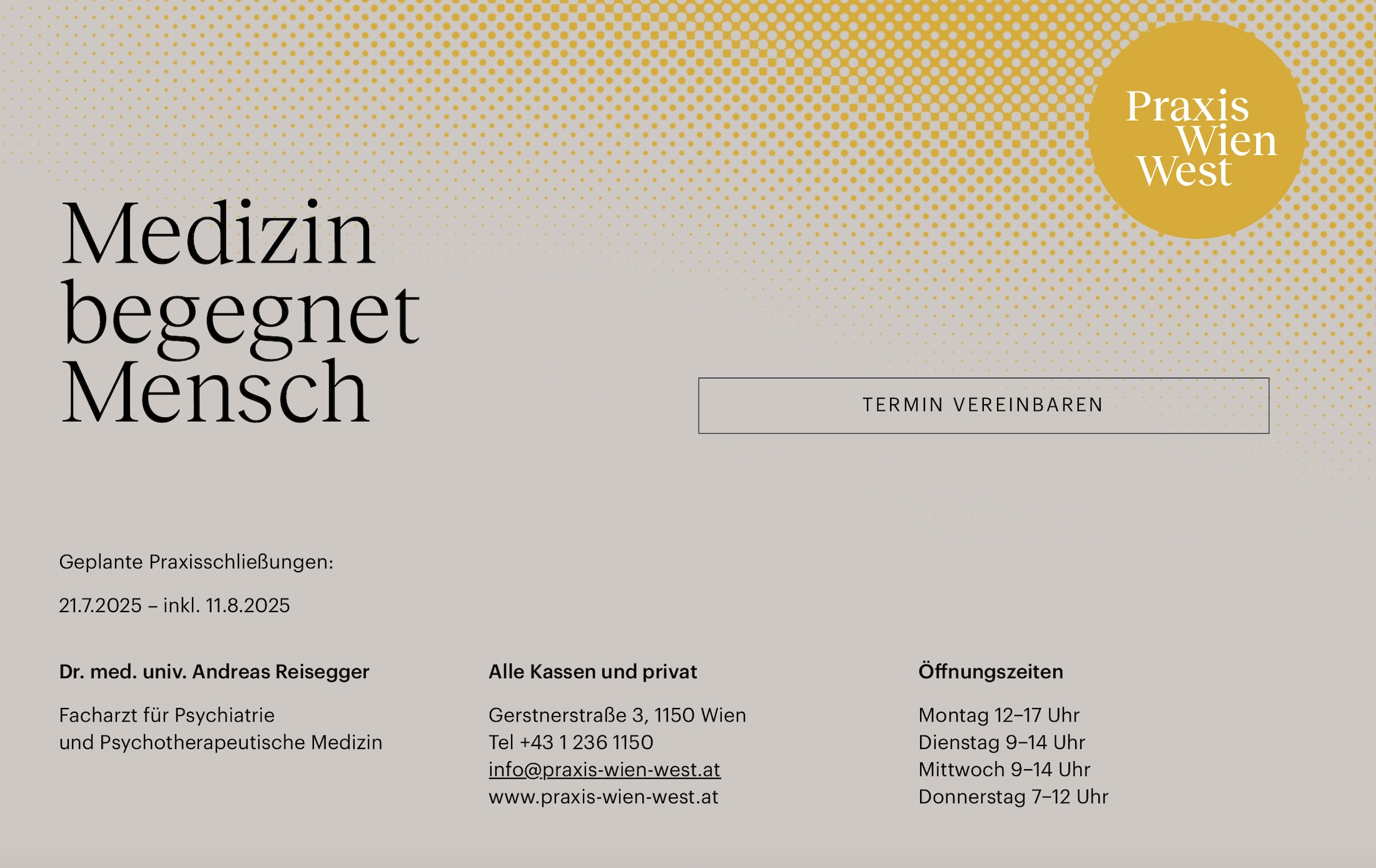 Praxis Wien West | Hammer Digital