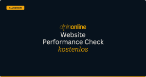 alpinonline Website Performance Check kostenlos | alpinonline