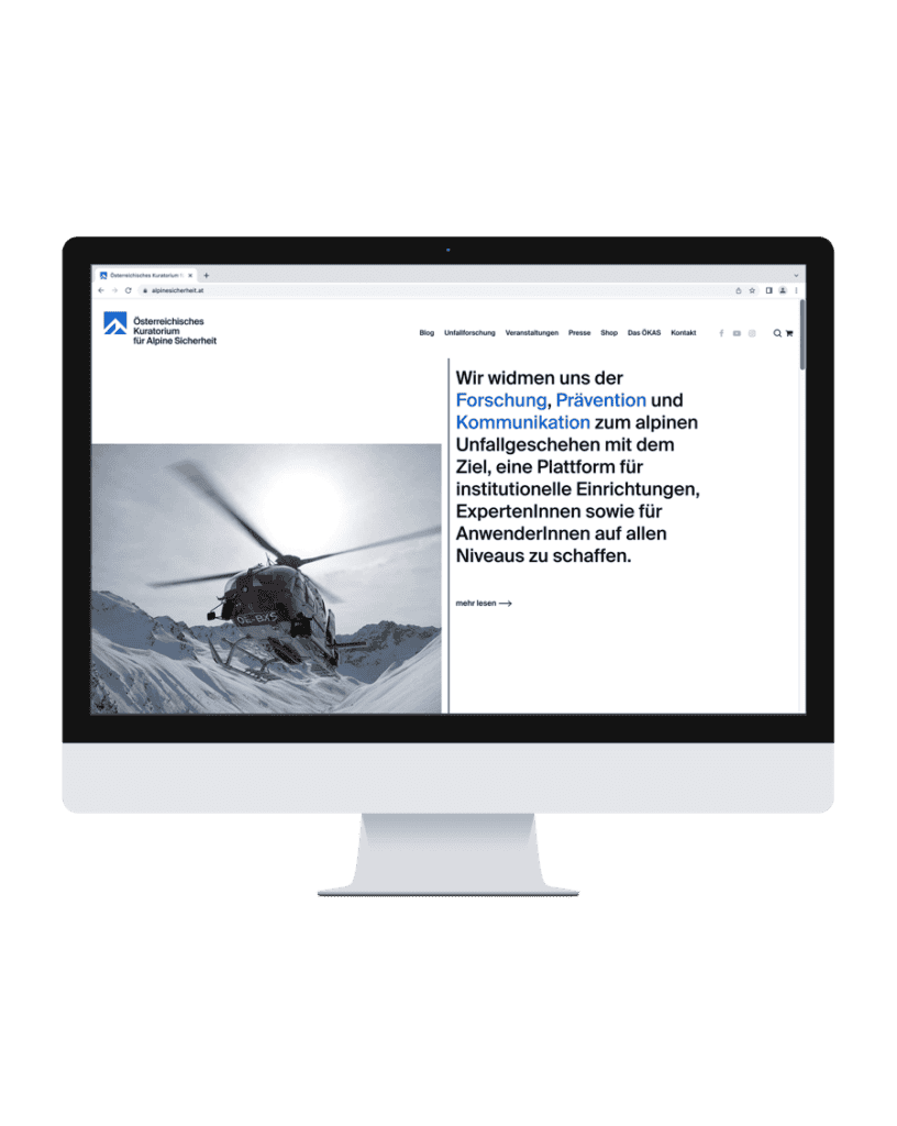 Website ÖKAS I alpinonline
